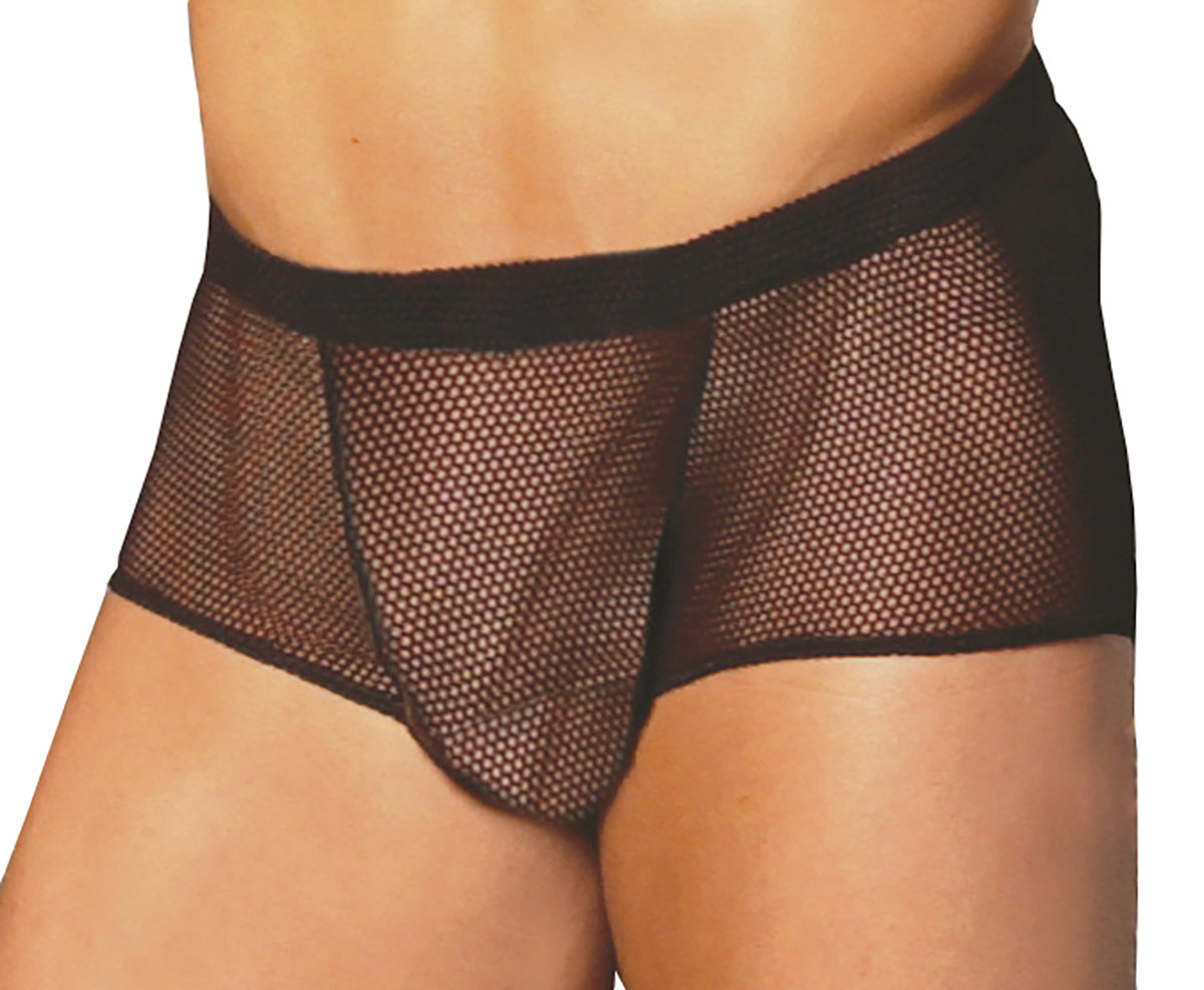 Men's fishnet boxer.