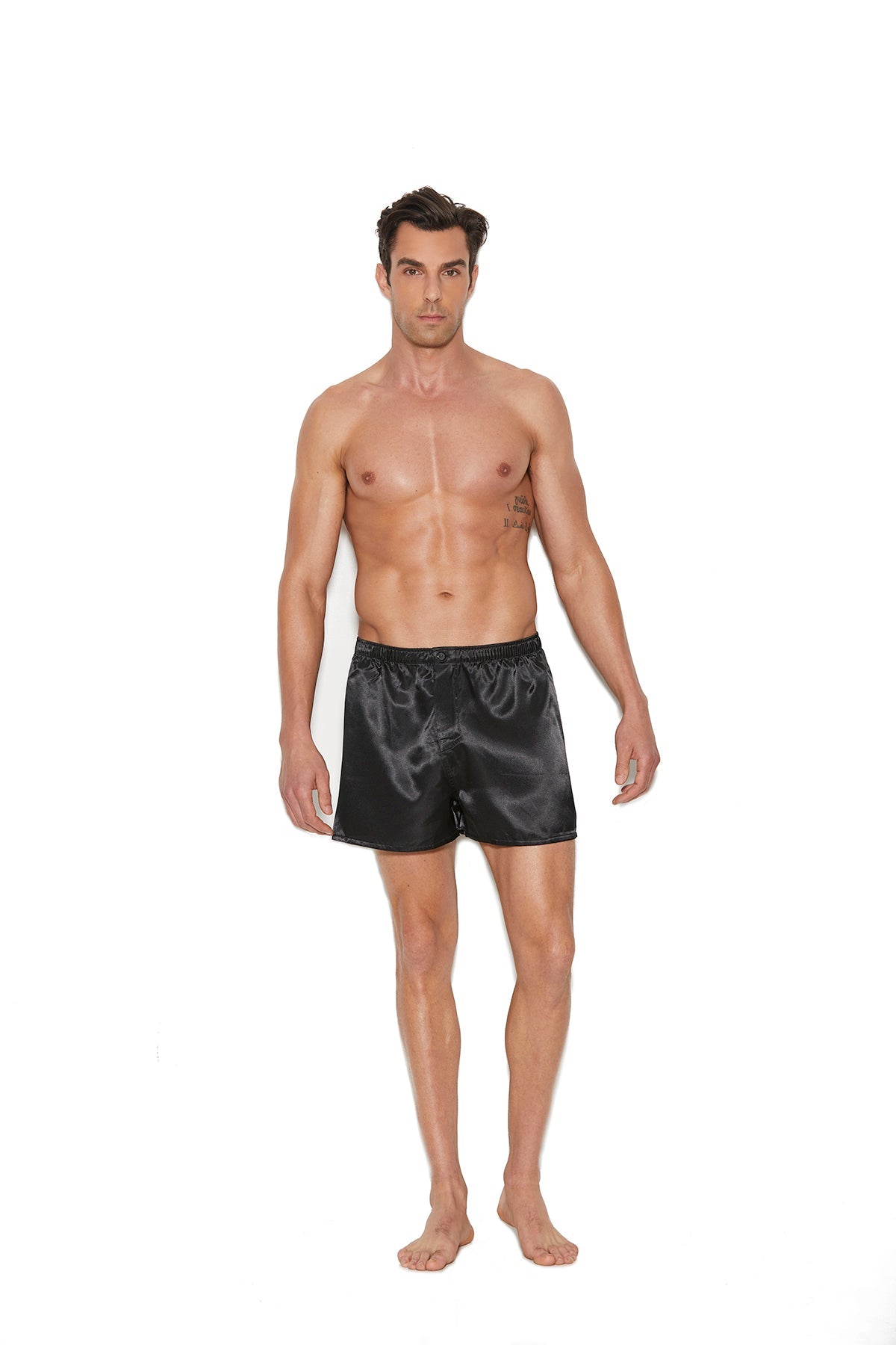Women's Charmeuse satin unisex boxer short. 