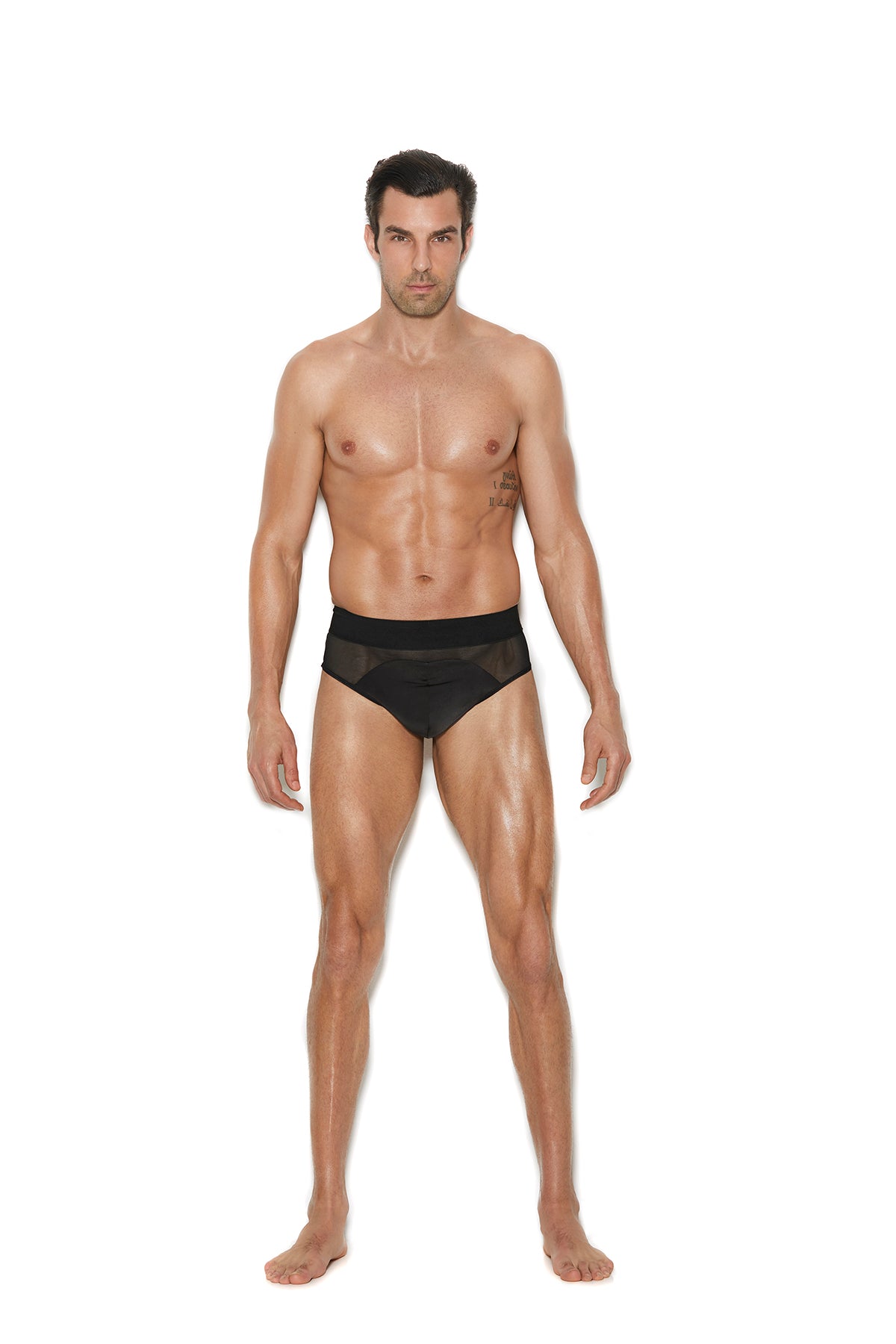 Men's mesh and lycra jock strap. 