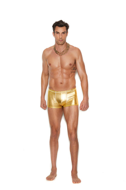 Men's lamé boxer brief. 