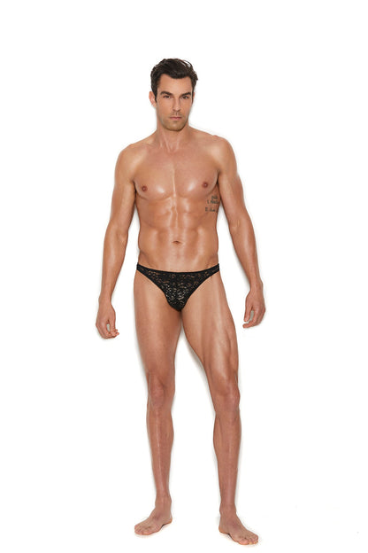 Men's lace thong. 